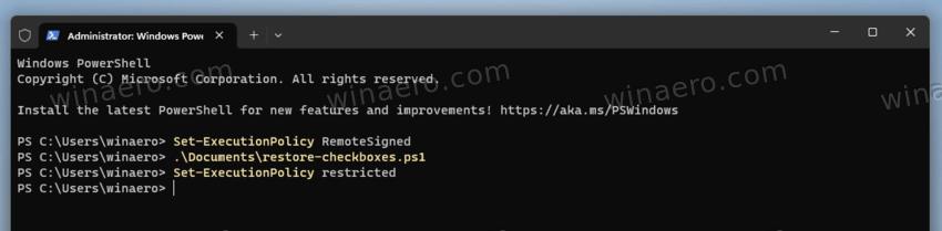 Powershell Execution Policy Restricted