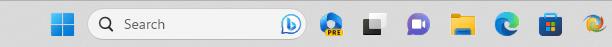 Bing Icon In The Search Box On Windows 11
