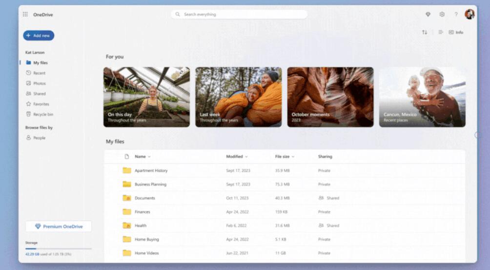 New OneDrive