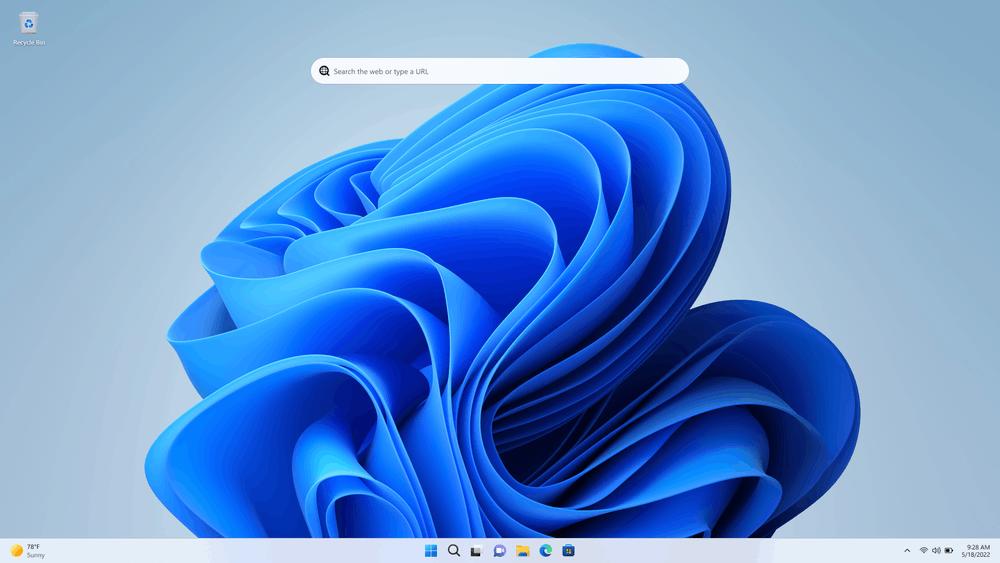 Windows 11 Build 25120 Searchbox Desktop