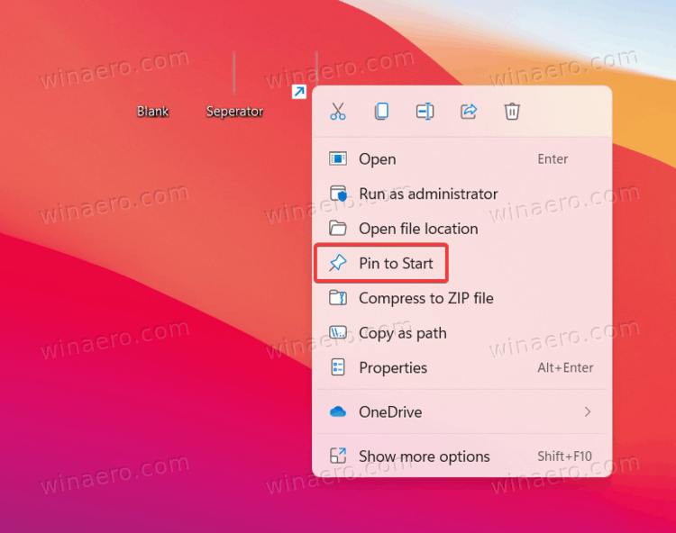 Add Divider To Start Menu