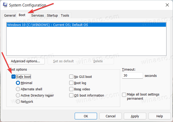 Boot Windows 11 In Safe Mode