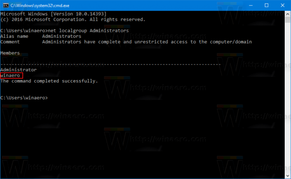 Command Prompt List Of Administrators