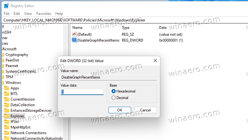 Hide Office.com Online Files From Quick Access In File Explorer