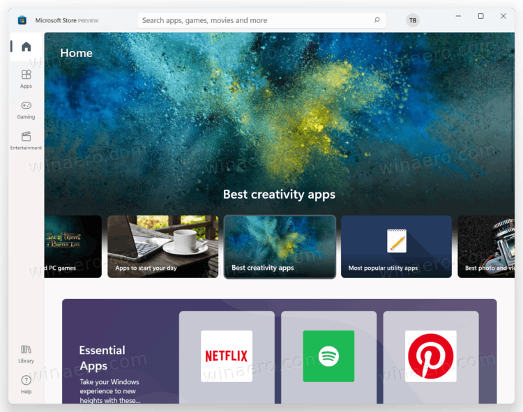 New Microsoft Store App In Windows 11