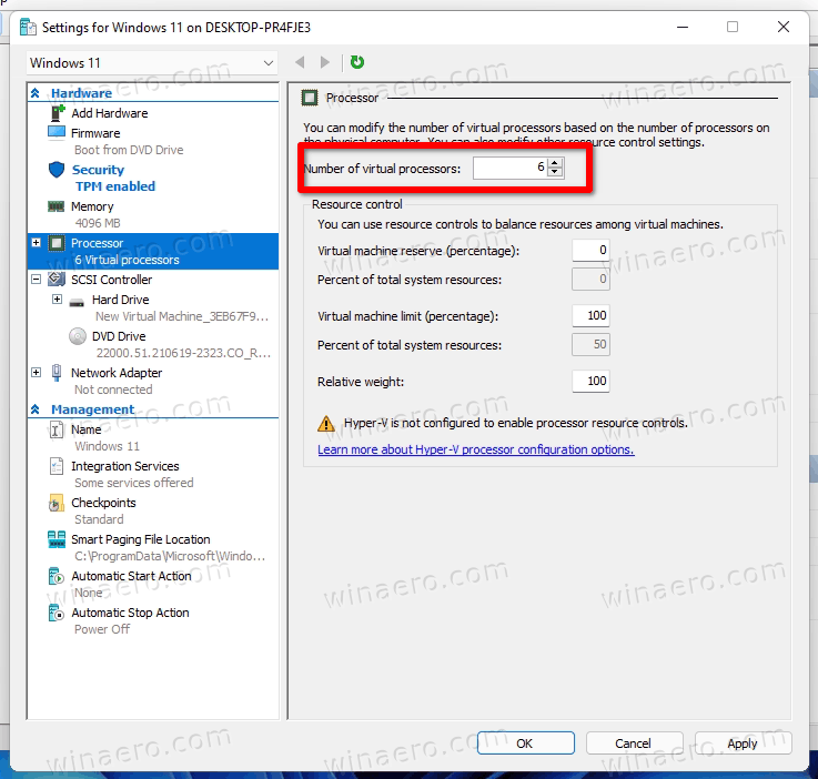 Number Of Processor Cores For Vm