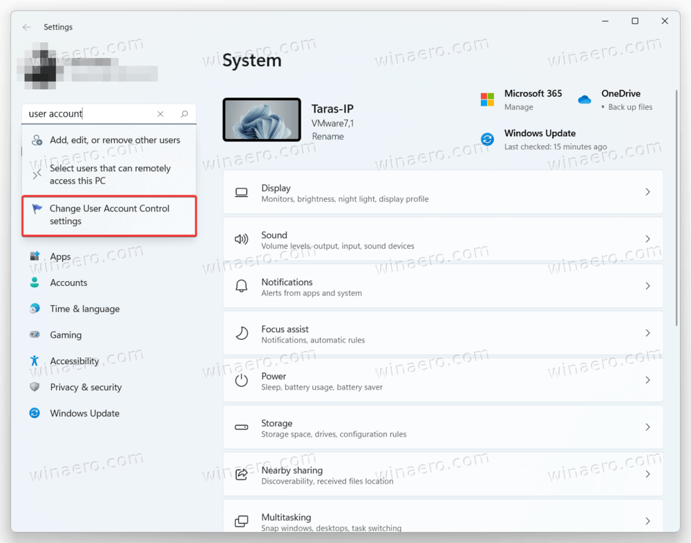 Open Uac Options From Settings