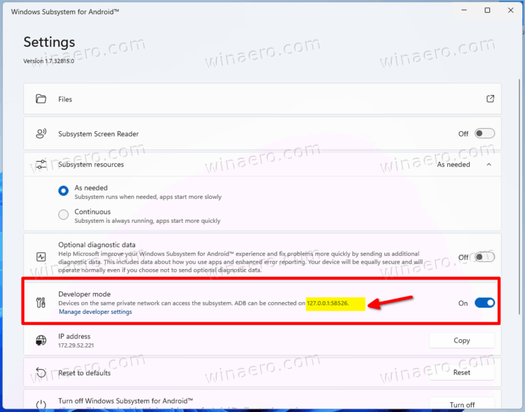 Settings To Sideload Android Apps In Windows 11