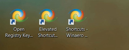 Winaero Tweaker Shortcut Icons