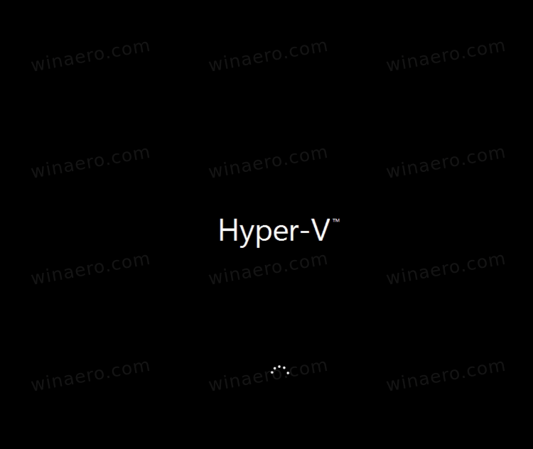 Windows 11 Boot Animation In Hyper V