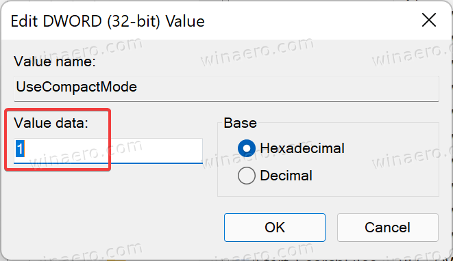 Windows 11 Enable Compact View In File Explorer With Registry