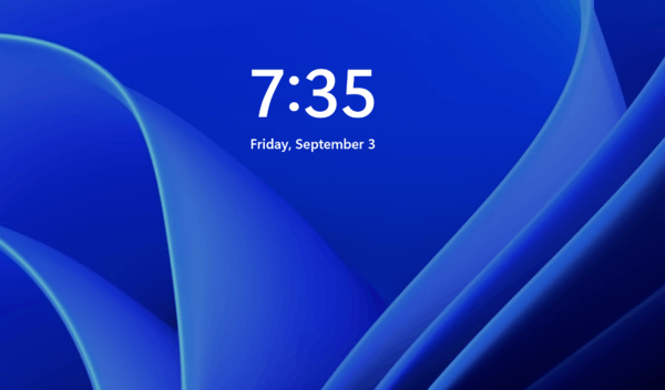 Windows 11 Lock Screen