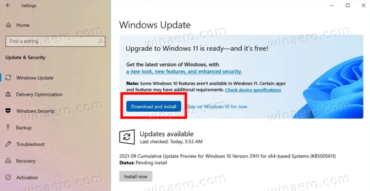 Windows 11 Settings Windows Update